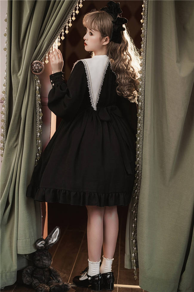 Holy Cross Halloween Nun Lolita Dress and Fake Collar