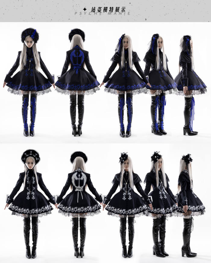 Psyche Manie ~Le Confessionnal des Anges~ Gothic Lolita OP and Cape
