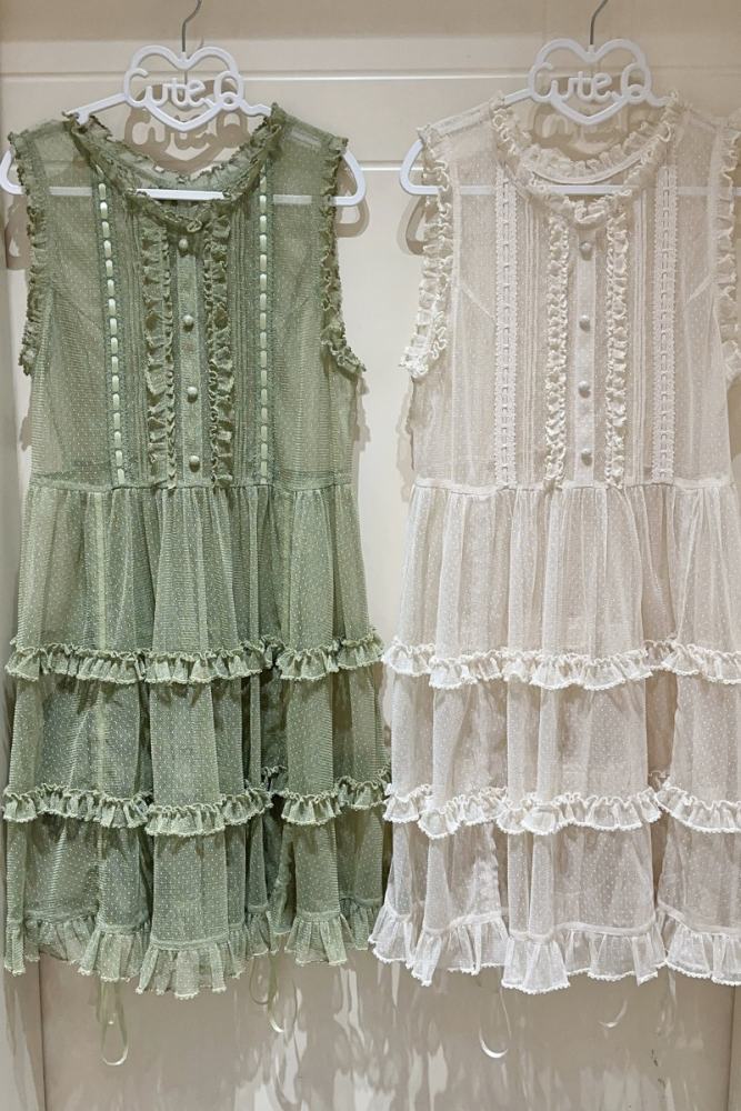 Nansheng Pavilion ~Flower Rabbit Little Bear~ Plus Size Lolita JSK OP and Blouse
