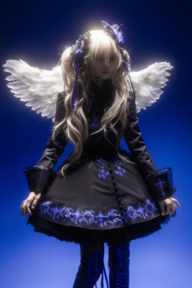 Psyche Manie ~Le Confessionnal des Anges~ Gothic Lolita OP and Cape