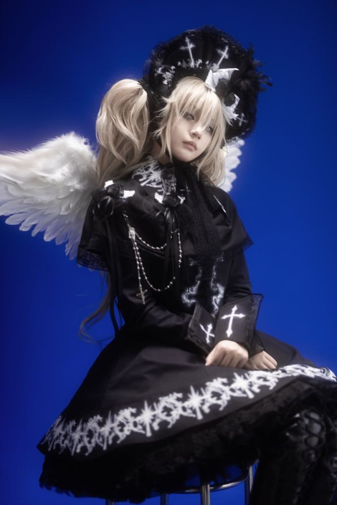 Psyche Manie ~Le Confessionnal des Anges~ Gothic Lolita OP and Cape