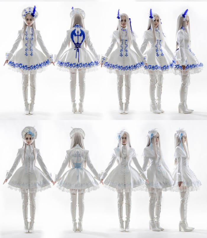 Psyche Manie ~Le Confessionnal des Anges~ Gothic Lolita OP and Cape