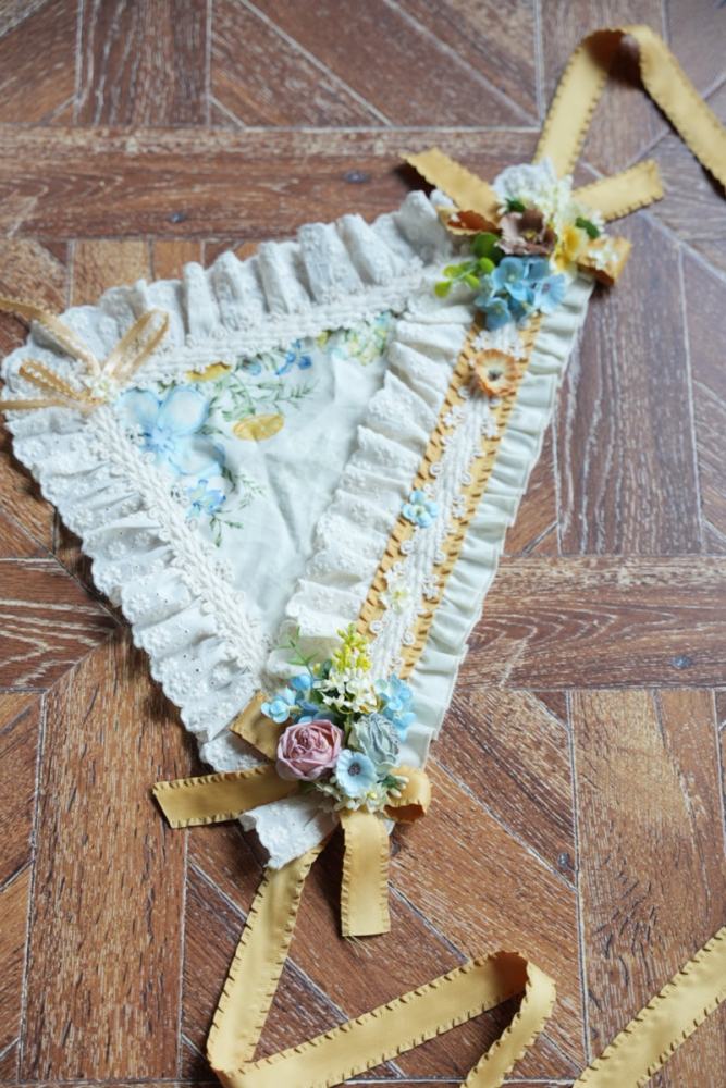 Nansheng Pavilion ~Flower Rabbit Little Bear~ Lolita Hat Bag and Necklace