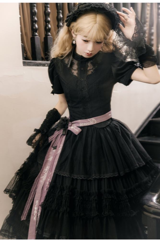 Chanson de Robe ~Glazed Flower Realm~ Lolita Skirt and Blouse