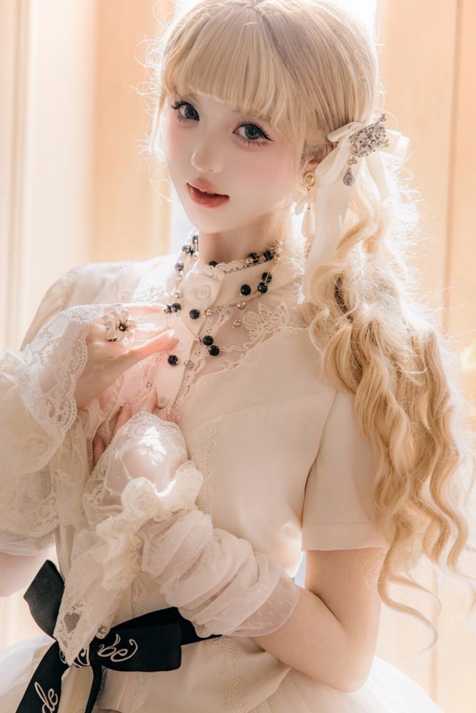 Chanson de Robe ~Glazed Flower Realm~ Lolita Skirt and Blouse