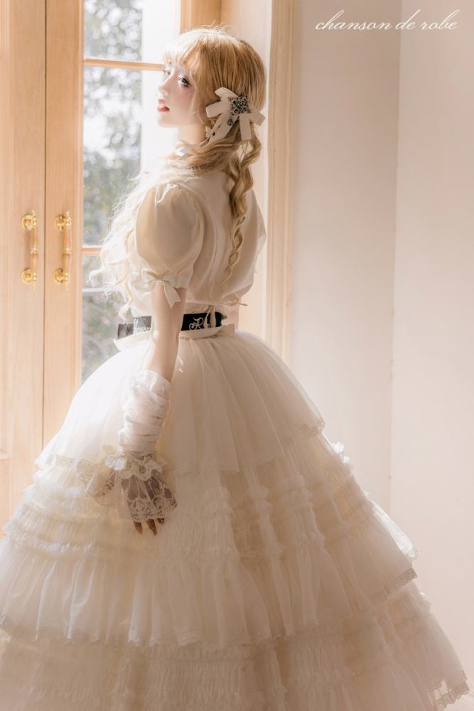 Chanson de Robe ~Glazed Flower Realm~ Lolita Skirt and Blouse