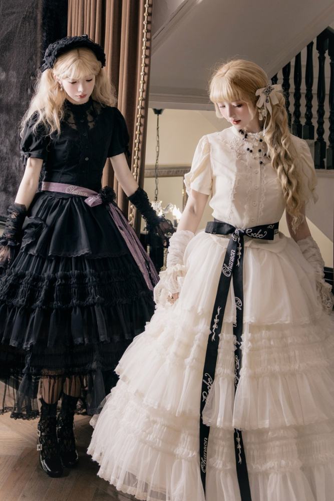 Chanson de Robe ~Glazed Flower Realm~ Lolita Skirt and Blouse