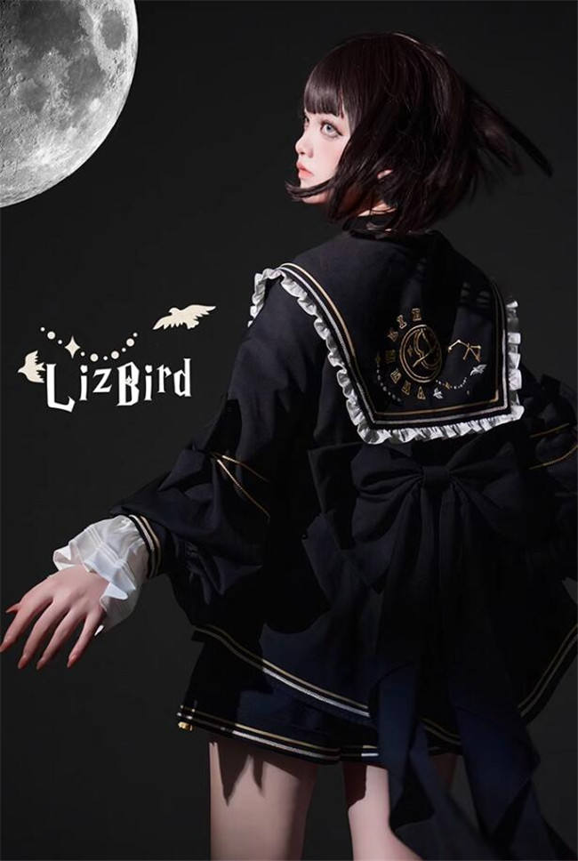 Lizbird the Poetry of the Night Ouji Lolita Set