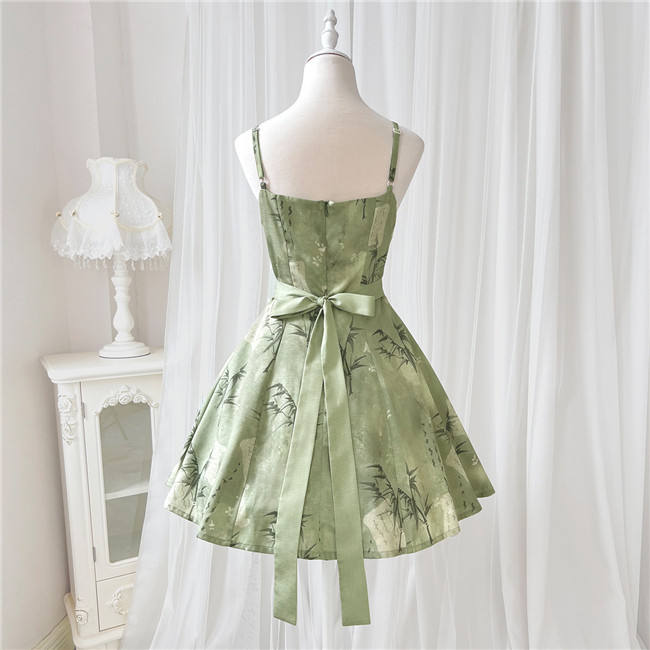 Bamboo Poetry Han Style Jumper Dress and Bolero