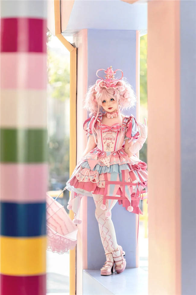Circus Fairy Tale Super Sweet Lolita Dress, Choker and Ribbon - My Lolita  Dress