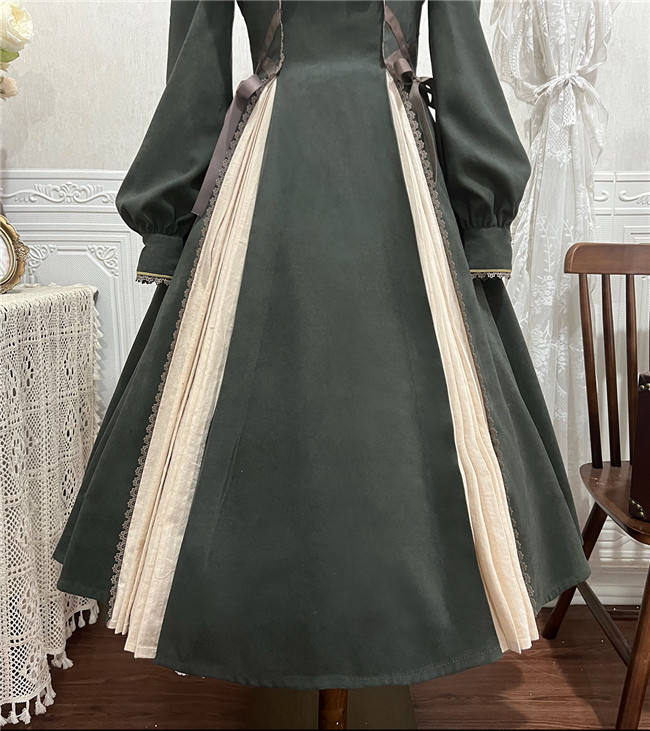 Traveler Off Shoulder Long Sleeves Lolita Dress and Blouse