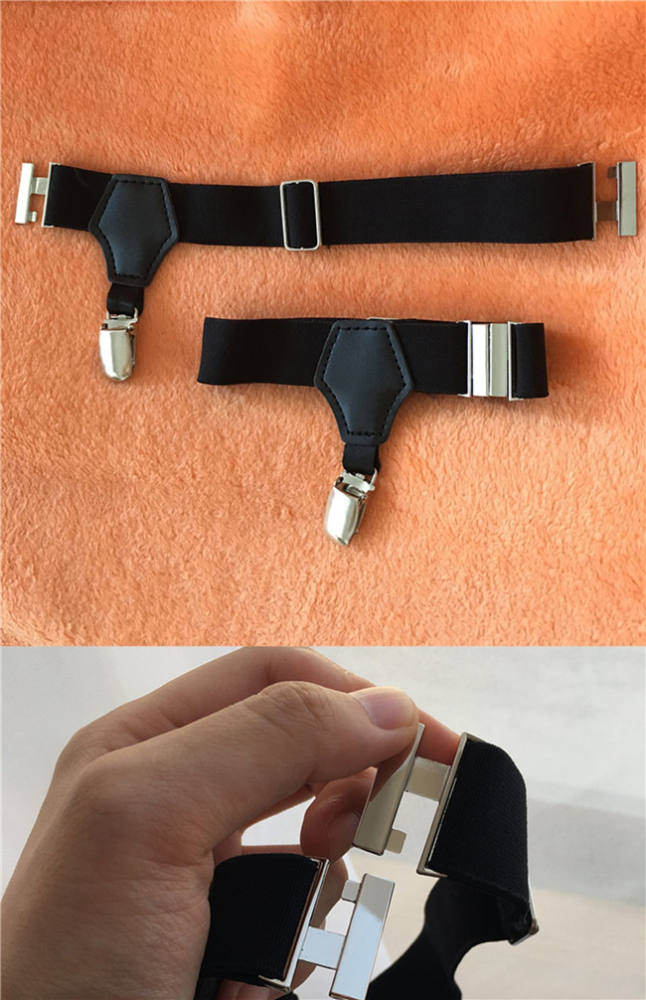 Castle Too Cotton Calf Socks and Sock Clip