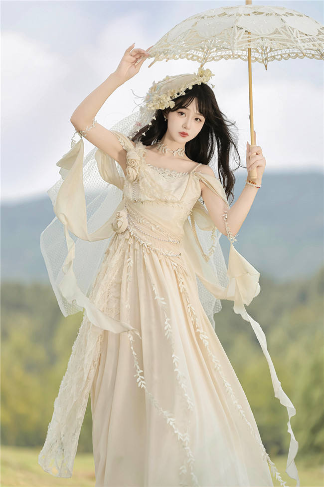 Demeter Greek Inspired Jumper Dress and Choker