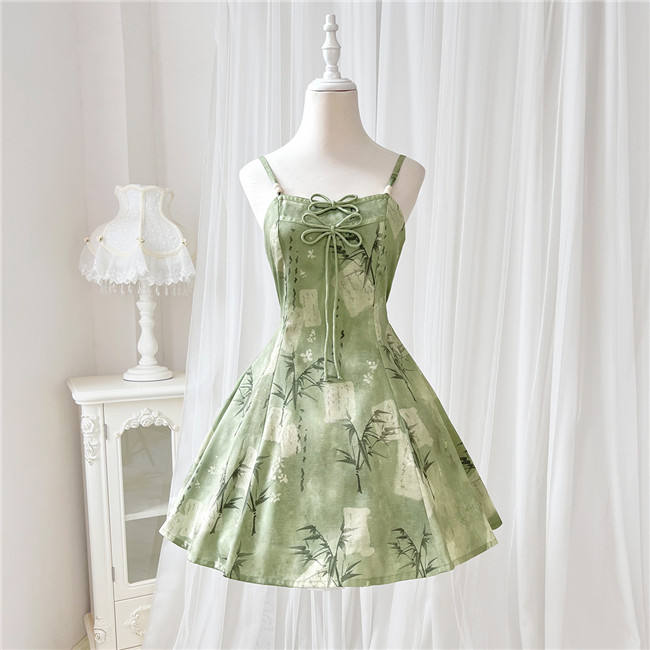 Bamboo Poetry Han Style Jumper Dress and Bolero