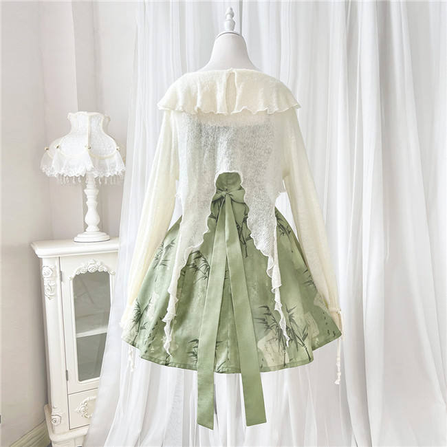 Bamboo Poetry Han Style Jumper Dress and Bolero