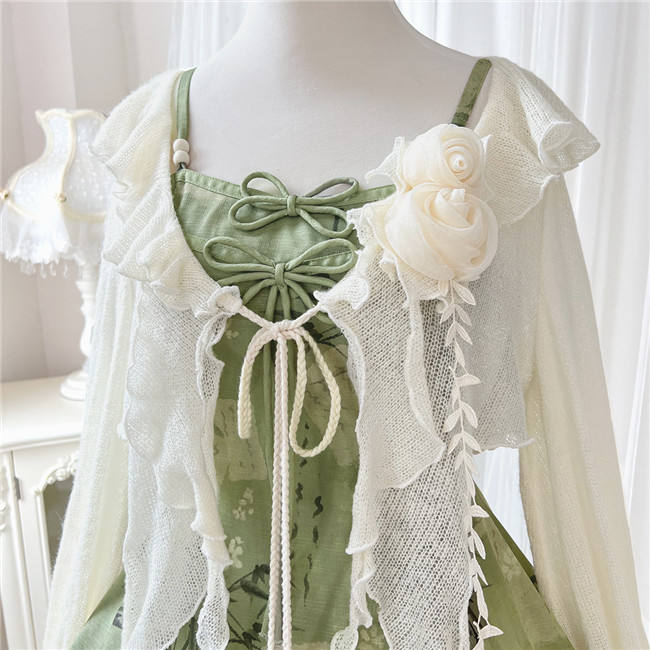 Bamboo Poetry Han Style Jumper Dress and Bolero
