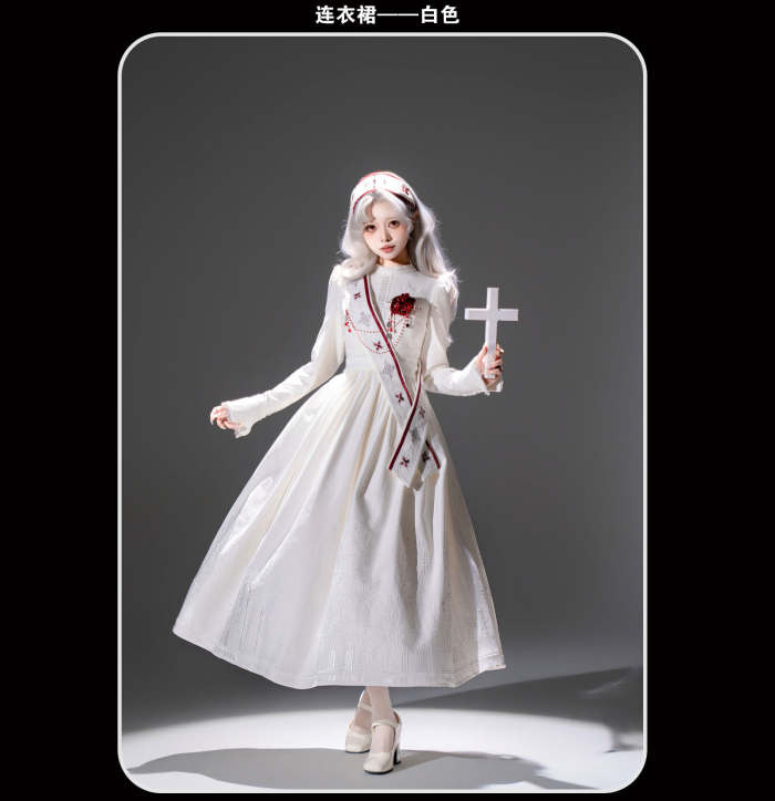 Susin ~Mass of Bone~ Gothic Lolita Blouse Skirt OP Dress