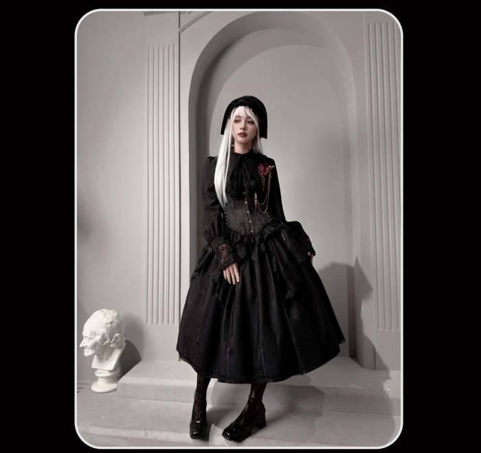 Susin ~Mass of Bone~ Gothic Lolita Blouse Skirt OP Dress