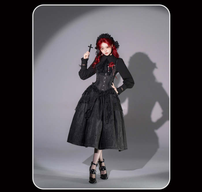 Susin ~Mass of Bone~ Gothic Lolita Blouse Skirt OP Dress