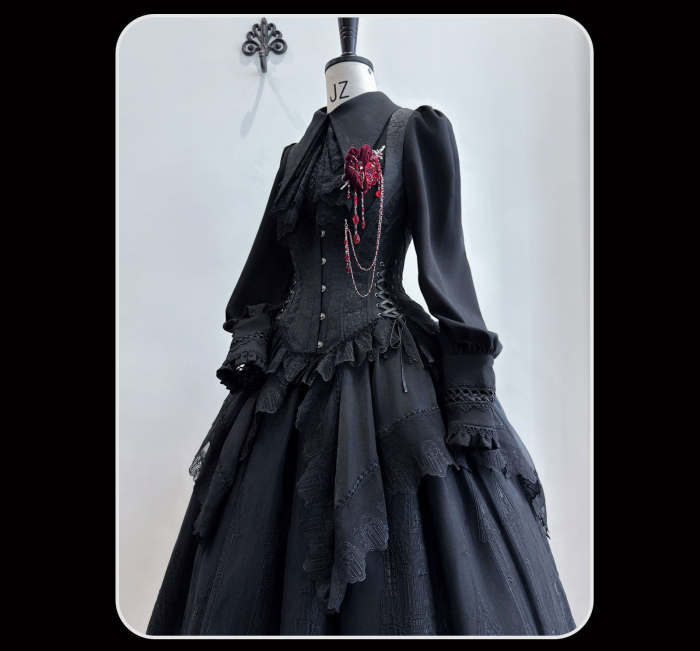 Susin ~Mass of Bone~ Gothic Lolita Blouse Skirt OP Dress