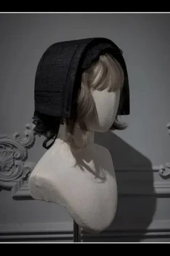 Susin ~Mass of Bone~ Gothic Lolita Hat Headbelt and Heart Brooch