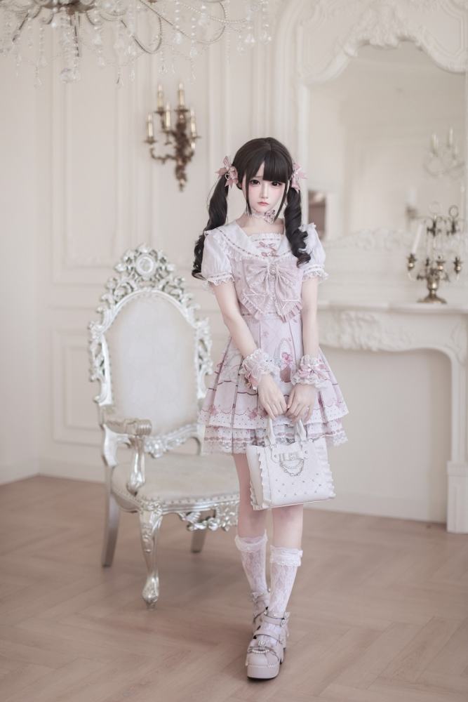 Ekomi ~Strawberry Rabbit~ Jirai Kei Dress and Skirt