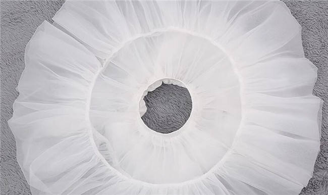 40cm Poofy A-shaped Glass Yarn Lolita Petticoat