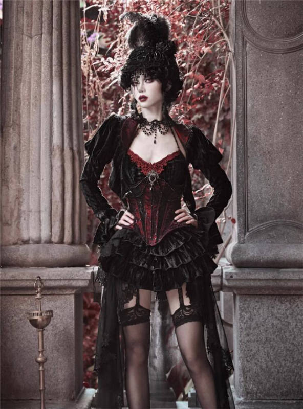 Blood Supply the Duchess Rococo Gothic Top, Corset and Skirt