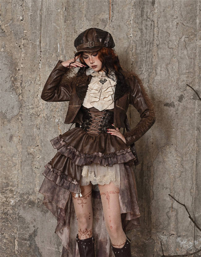 Blood Supply Journey into Exile Steampunk Dress, Blouse