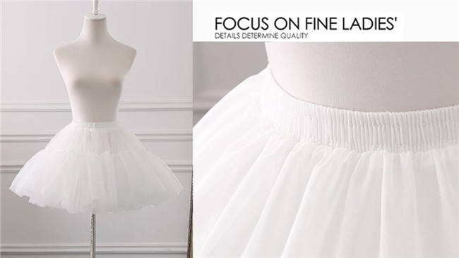 40cm Poofy A-shaped Glass Yarn Lolita Petticoat