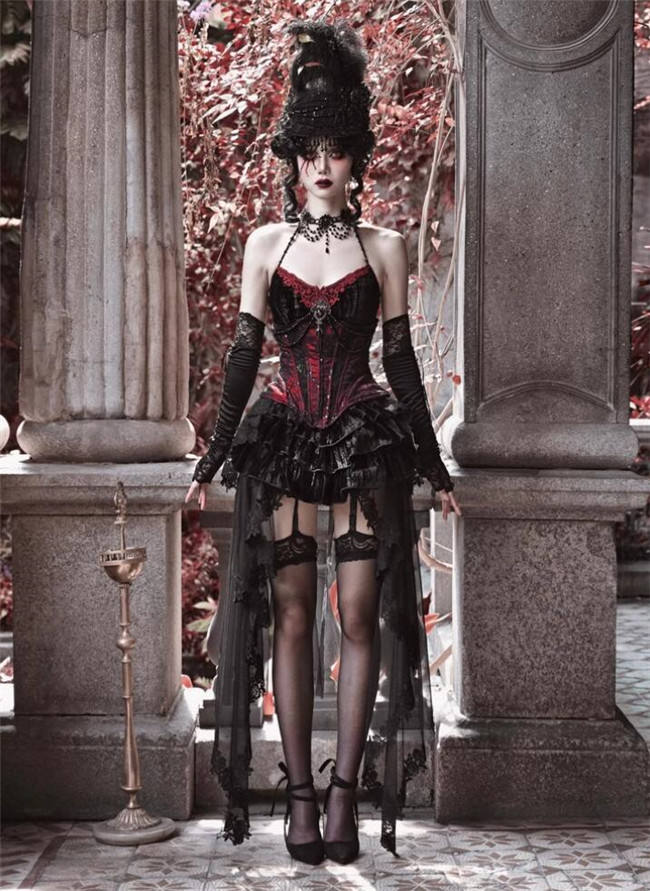 Blood Supply the Duchess Rococo Gothic Top, Corset and Skirt