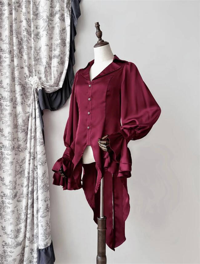 Daydream Fishbone Lolita Skirt, Blouse and Necktie