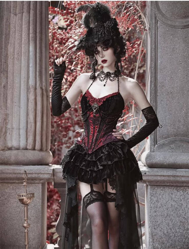 Blood Supply the Duchess Rococo Gothic Top, Corset and Skirt