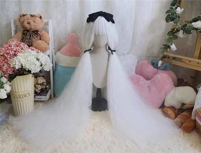 Yuchashui 120cm Super Long Water Wavy Princess Wig