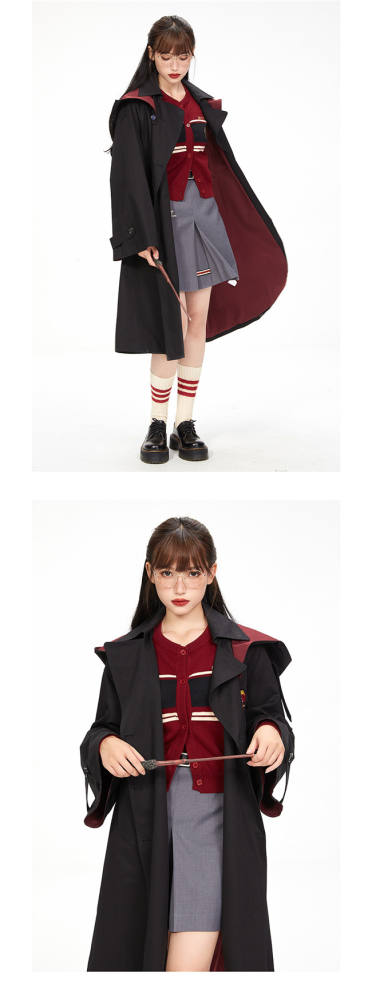 Kyouko & Harry Potter Co-signed JK Uniform Coat Harry Potter Cloak