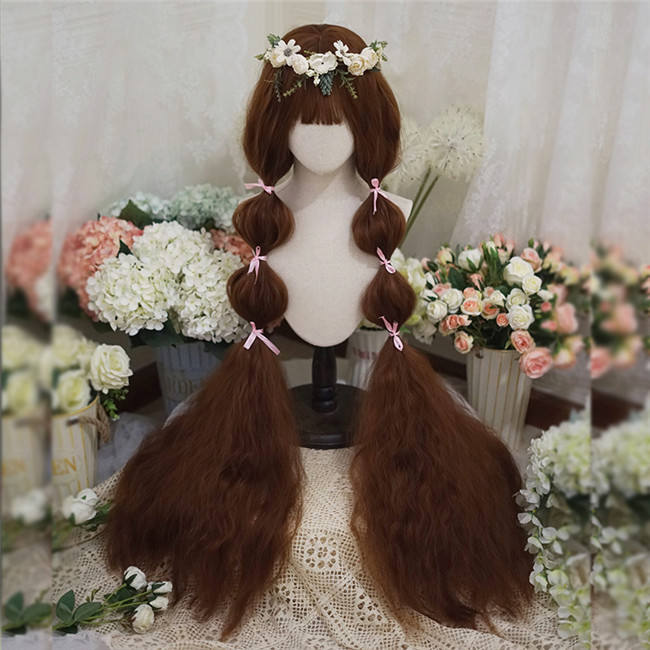 Yuchashui 120cm Super Long Water Wavy Princess Wig