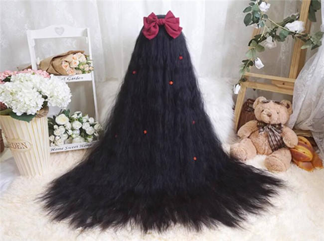 Yuchashui 120cm Super Long Water Wavy Princess Wig