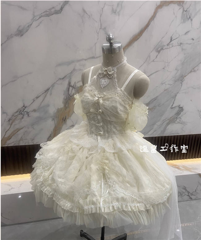 Ballet Dream Halter Neckline Wedding Lolita Dress