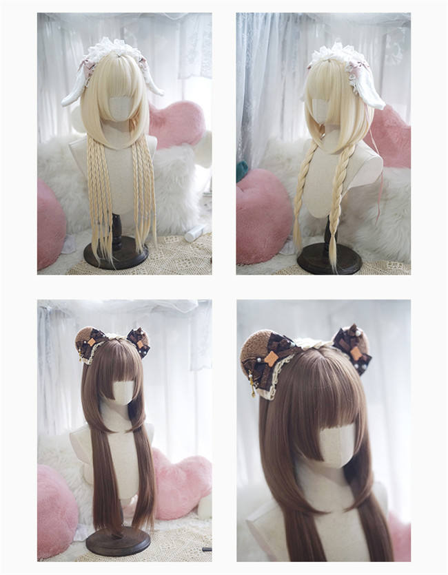 Yuchashui Jellyfish Long Straight Princess Wig