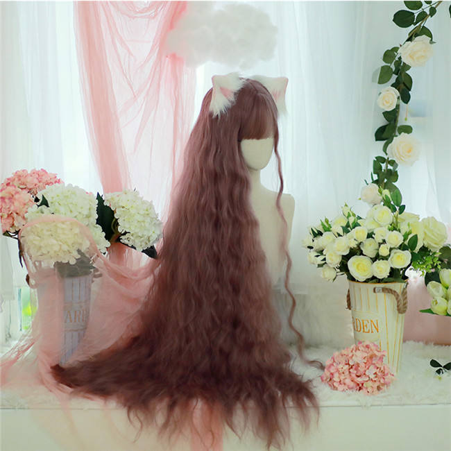Yuchashui 120cm Super Long Water Wavy Princess Wig