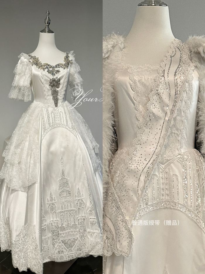 Your Highness ~The Second Queen~ Retro Court Lolita OP Cape and Necklace