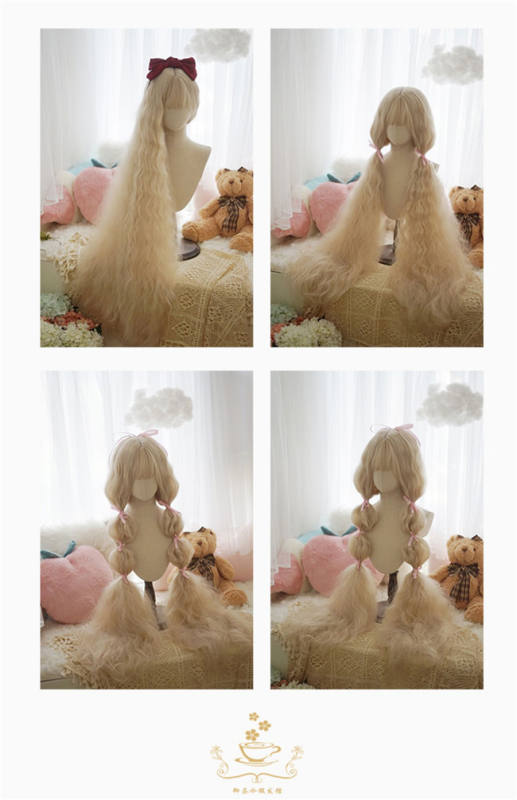 Yuchashui 120cm Super Long Water Wavy Princess Wig