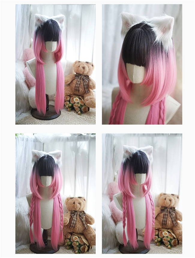 Yuchashui Jellyfish Long Straight Princess Wig