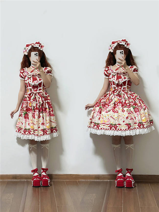 Nnstar Lenberry Bunny Sweet Lolita Dress and Headdress