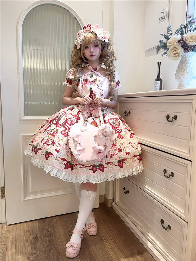 Nnstar Lenberry Bunny Sweet Lolita Dress and Headdress