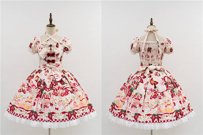 Nnstar Lenberry Bunny Sweet Lolita Dress and Headdress