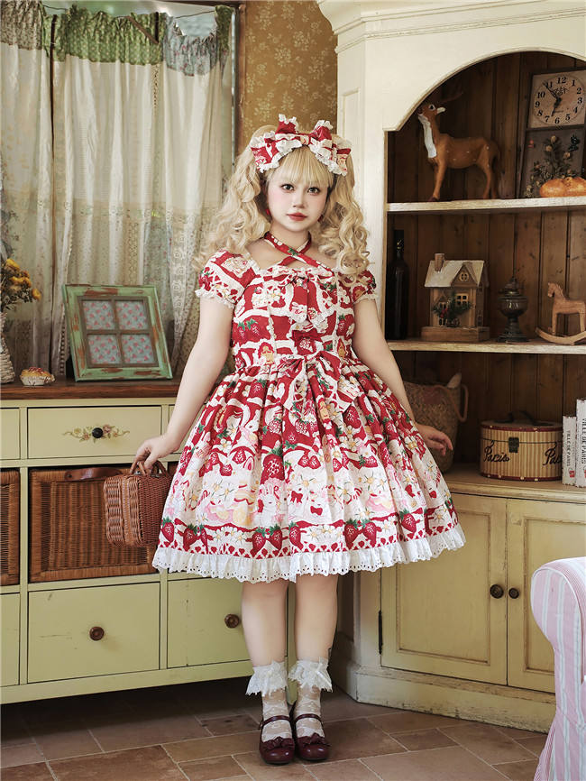 Nnstar Lenberry Bunny Sweet Lolita Dress and Headdress
