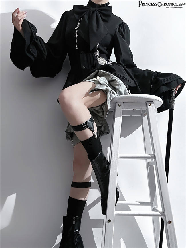 Princess Chronicles Gray Ouji Fashion Blouse, Vest, Pants and Coat