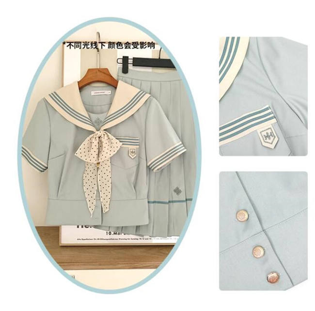 Kyouko White Chocolate Summer Mint Sailor Uniform