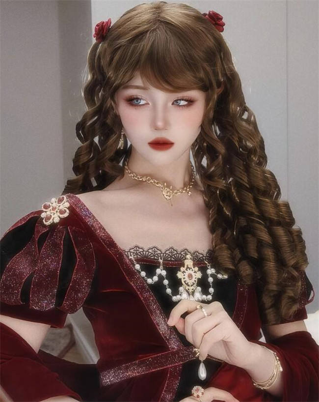 Gorgeous Vintage Roman Curls Lolita Wigs